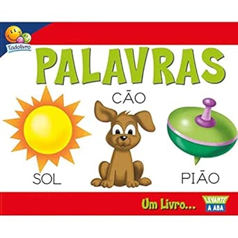 Livro Infantil Primeiras Palavras - Brinquedo Educativo para TEA - Santos SP