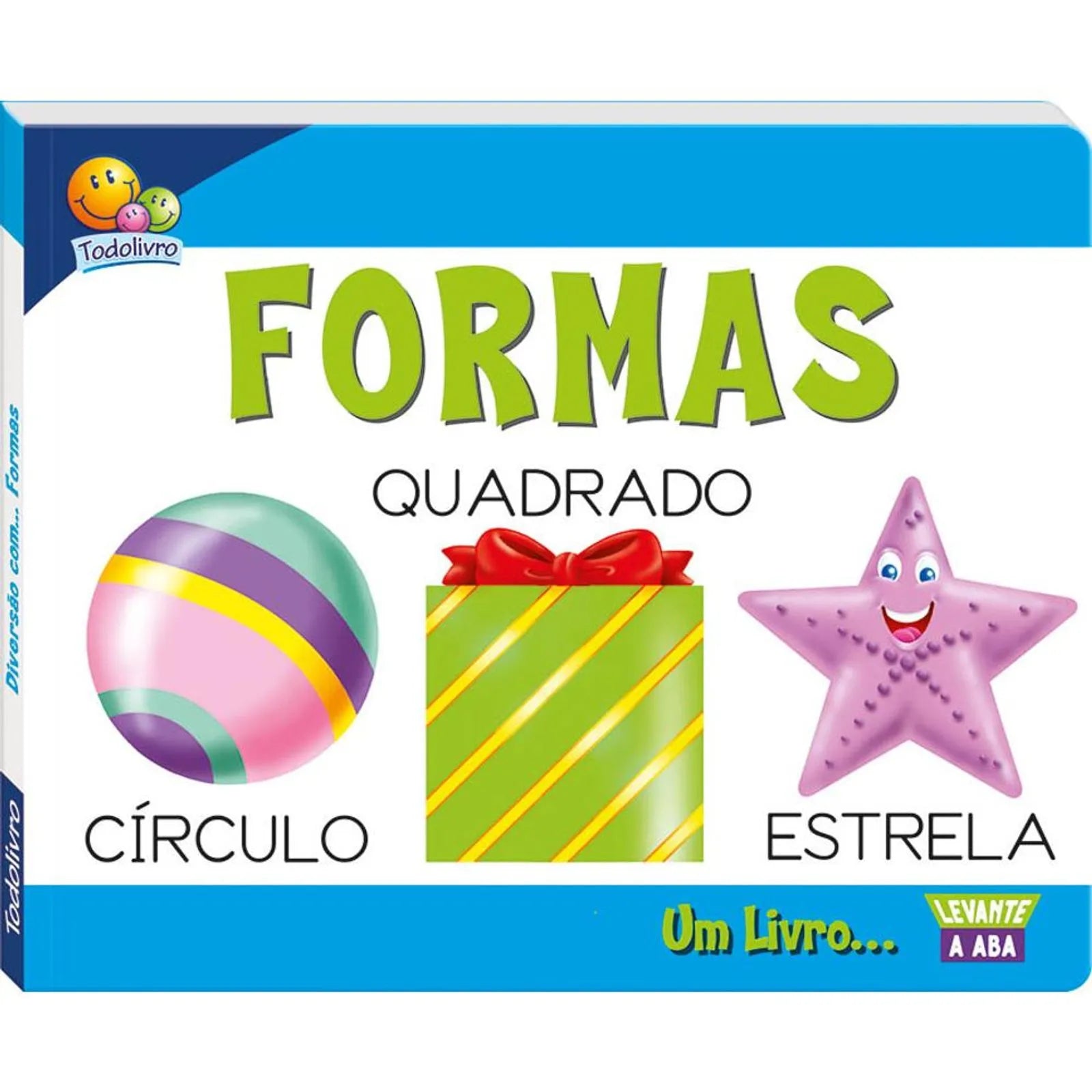 Livro Infantil Interativo Formas Geométricas - Brinquedo Educativo Educativo - Baixada Santista