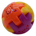 Bola Sensorial Quebra-Cabeça 3D com Guizo 9cm - Brinquedo Quebra-Cabeça Educativo - Baixada Santista