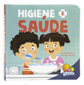 Livro Infantil Higiene e Saúde - Meus Hábitos Saudáveis - Brinquedo Quebra-Cabeça Educativo - Baixada Santista