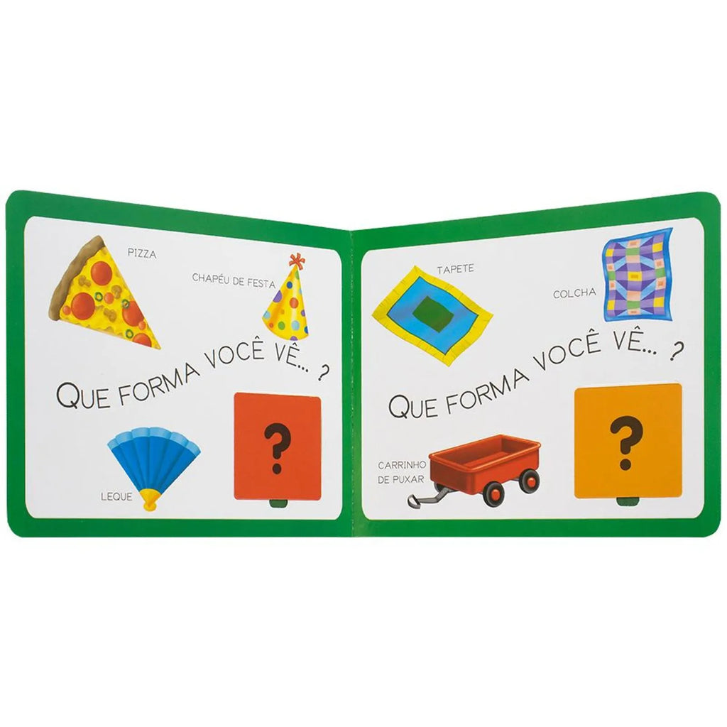Livro Infantil Interativo Formas Geométricas Educativo para 2+ anos - Interativo - Brasil