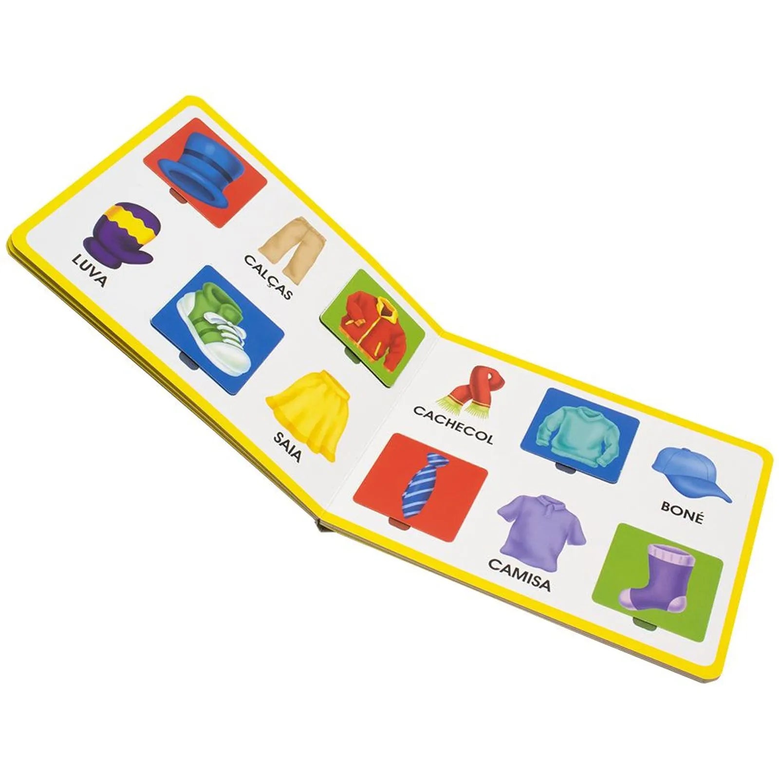 Livro Infantil Primeiras Palavras detalhe - Educativo certificado INMETRO - São Vicente SP