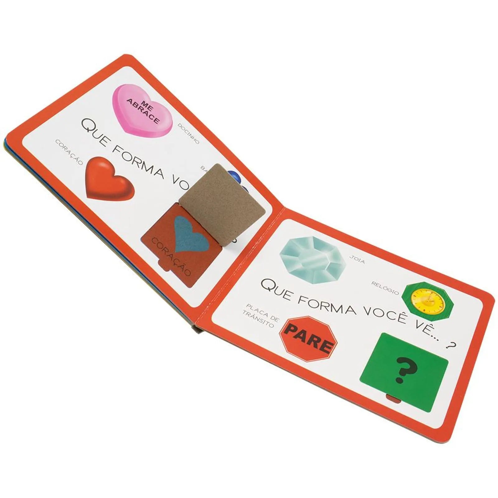 Livro Infantil Interativo Formas Geométricas imagem 5 - Brinquedo Educativo EVA