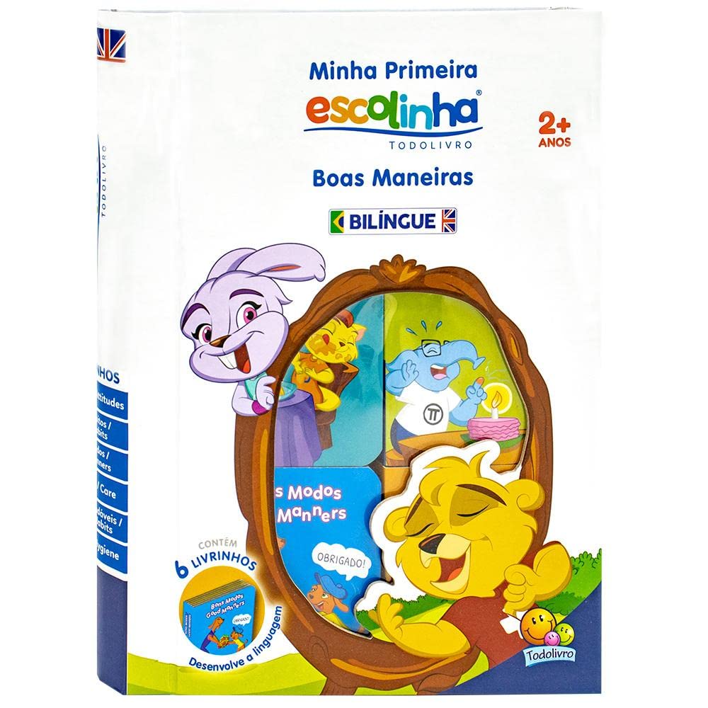 MINHA PRIMEIRA ESCOLINHA - BOAS MANEIRAS 📚✨ - Brinquedo Educativo Certificado - Santos SP