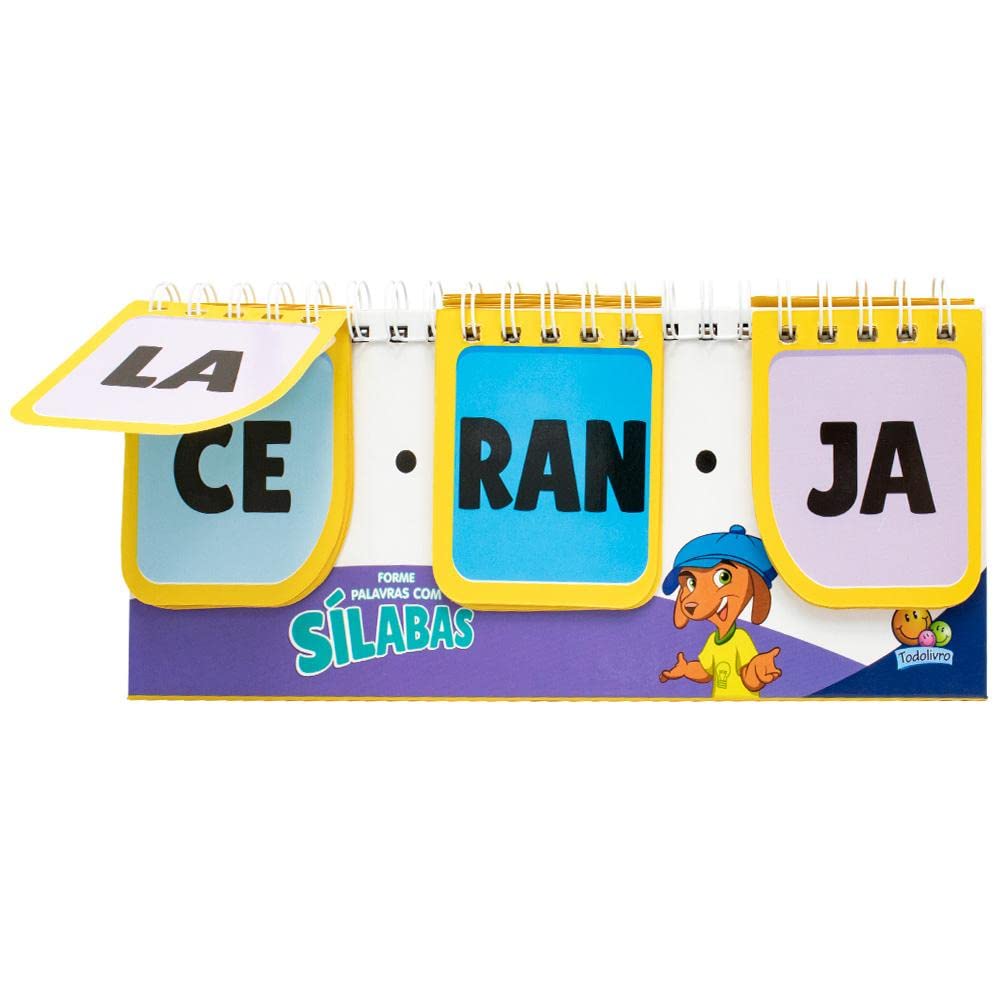 Flip Book Palavras Escolinha TogetherLab Alfabetização para 8+ anos - Lúdico - Brasil