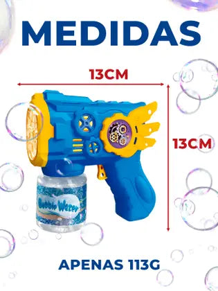 BUBBLE GUN - PISTOLA DE BOLHAS MÁGICAS 🫧✨ - Imagem 2 - 3+ anos - Santos SP