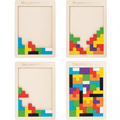 Quebra-Cabeça Tetris Madeira Montessori - Brinquedo Educativo para TDAH - Santos SP